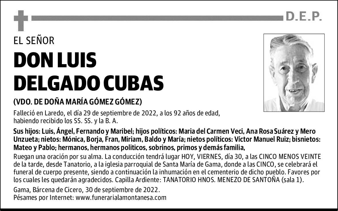 DON LUIS DELGADO CUBAS
