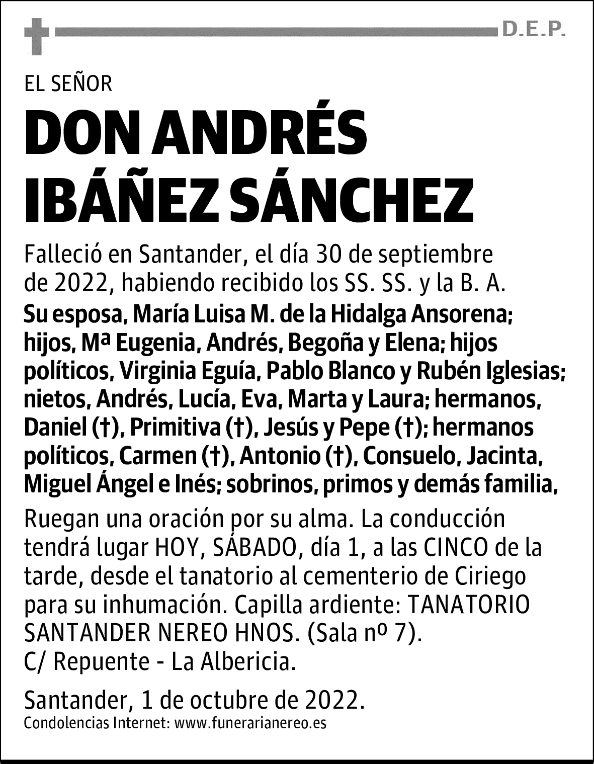 DON ANDRÉS IBÁÑEZ SÁNCHEZ
