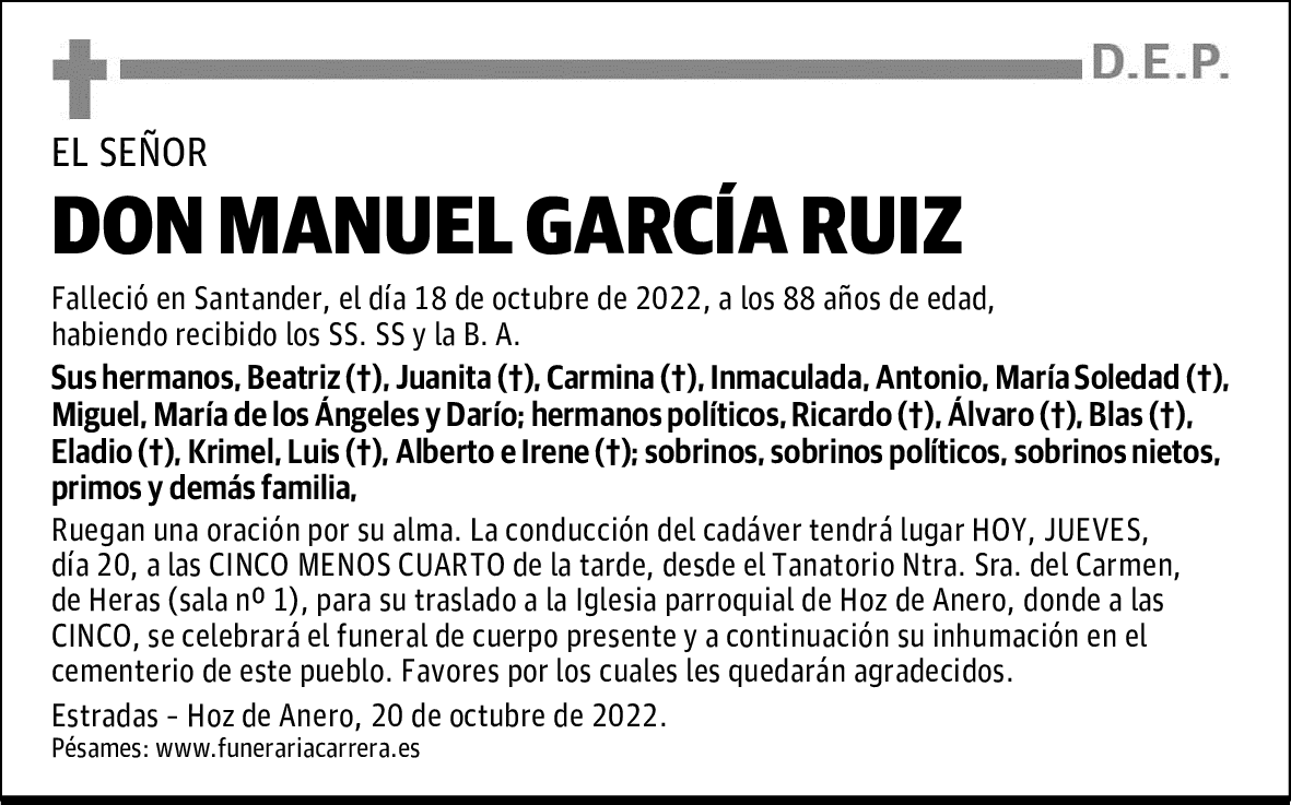 DON MANUEL GARCÍA RUIZ