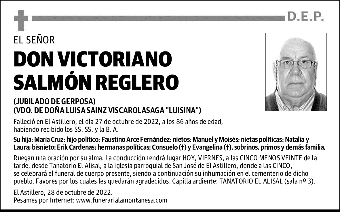 DON VICTORIANO SALMÓN REGLERO