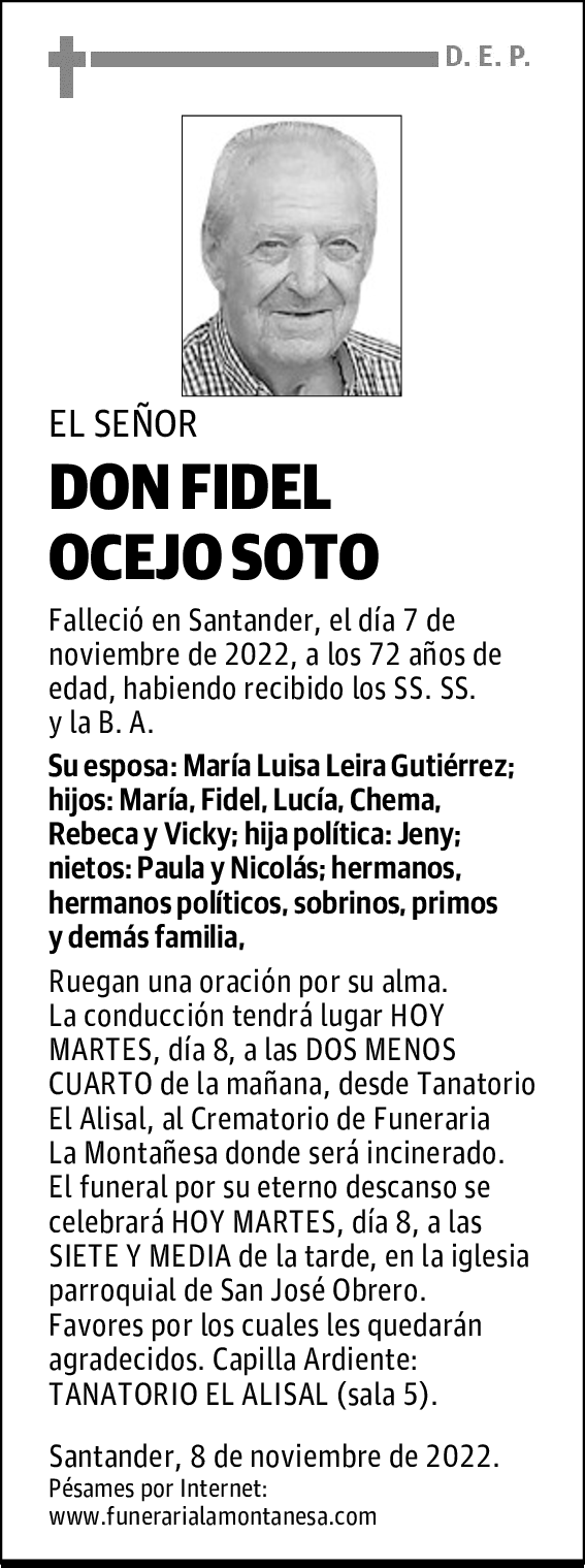 DON FIDEL OCEJO SOTO