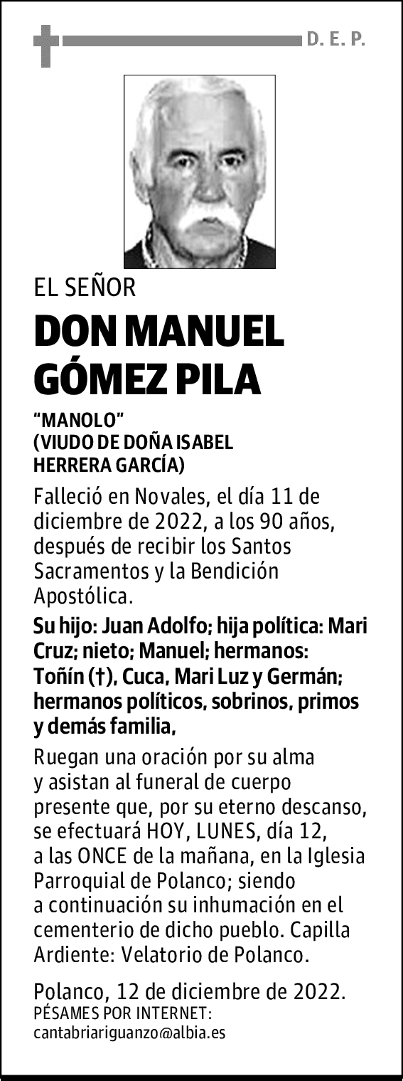 DON MANUEL GÓMEZ PILA