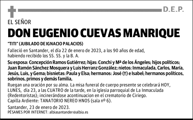 DON EUGENIO CUEVAS MANRIQUE