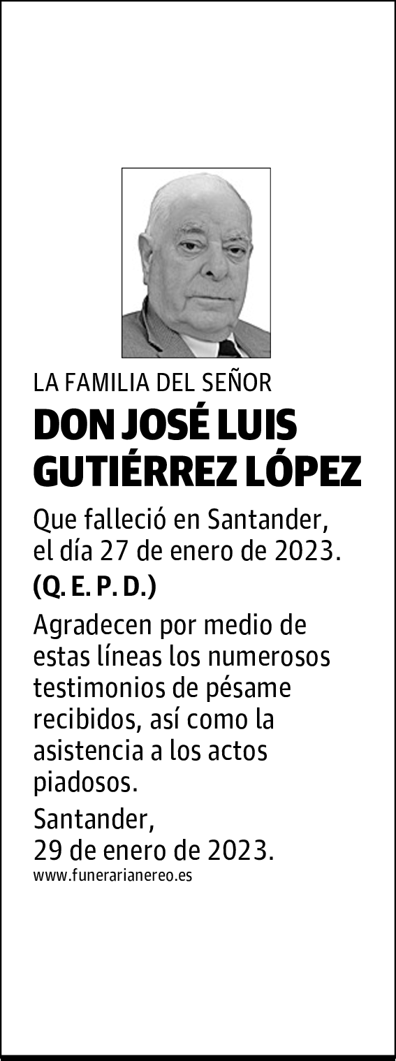 DON JOSÉ LUIS GUTIÉRREZ LÓPEZ