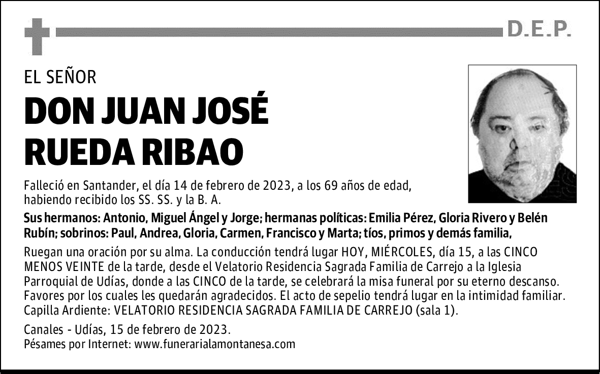 DON JUAN JOSÉ RUEDA RIBAO