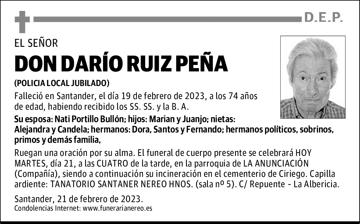 DON DARÍO RUIZ PEÑA