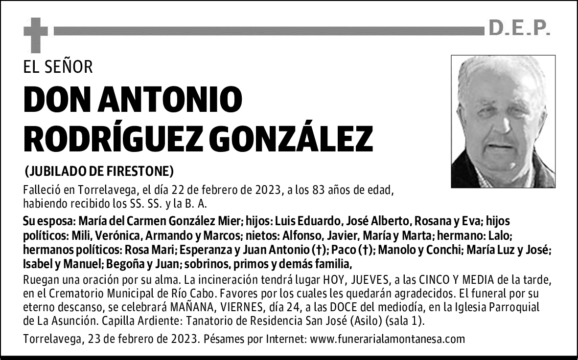 DON ANTONIO RODRÍGUEZ GONZÁLEZ