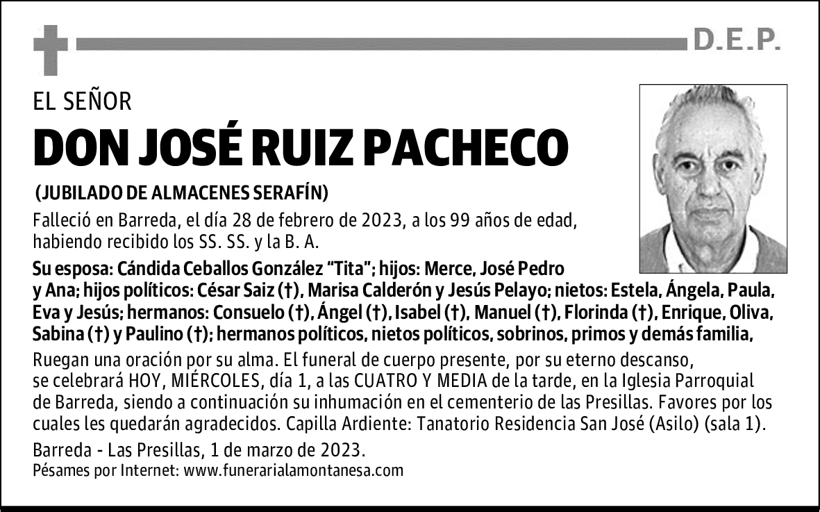 DON JOSÉ RUIZ PACHECO