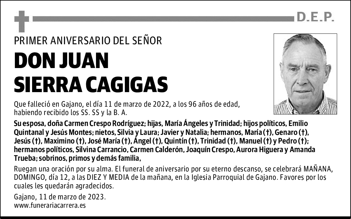 DON JUAN SIERRA CAGIGAS