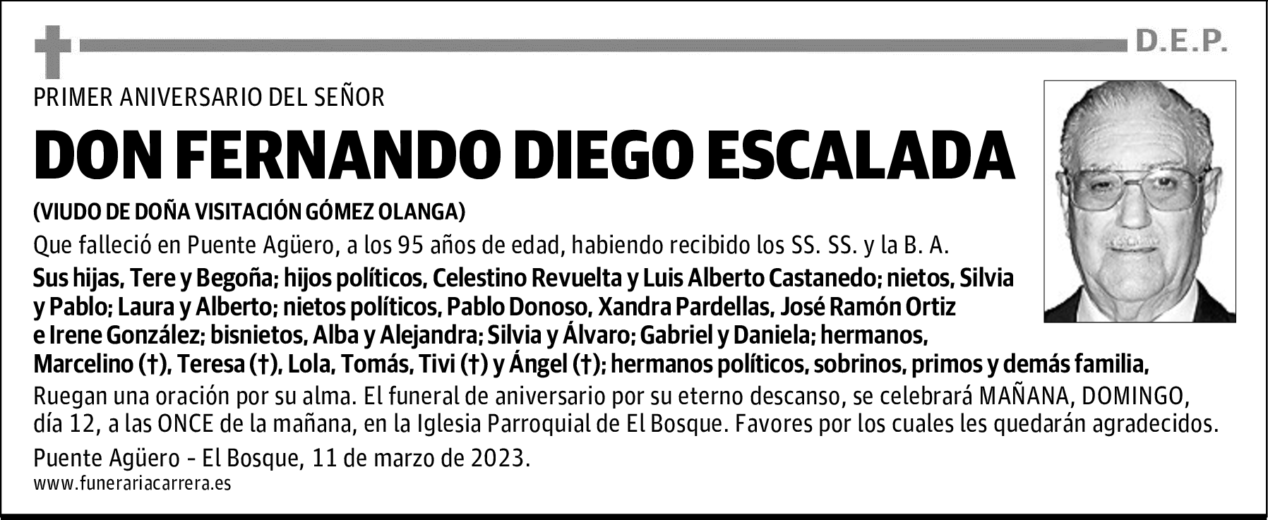 DON FERNANDO DIEGO ESCALADA