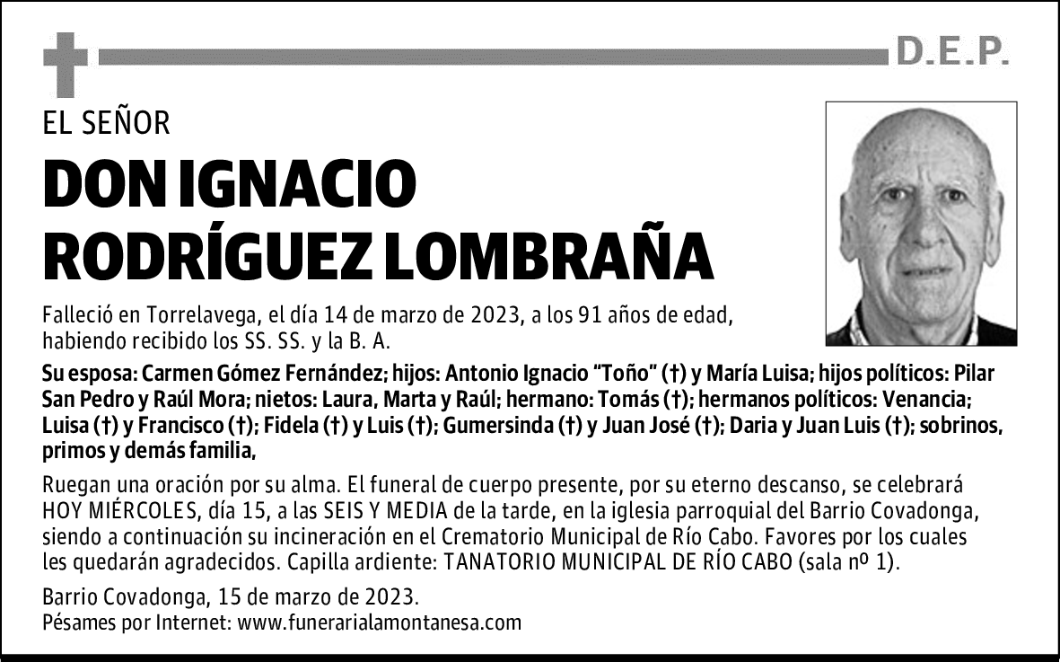 DON IGNACIO RODRÍGUEZ LOMBRAÑA