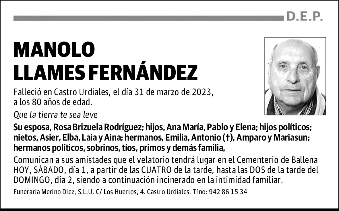 MANOLO LLAMES FERNÁNDEZ