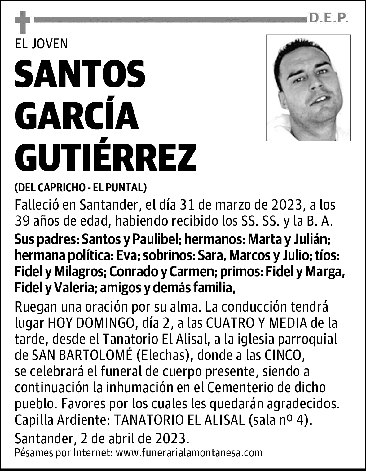 SANTOS GARCÍA GUTIÉRREZ