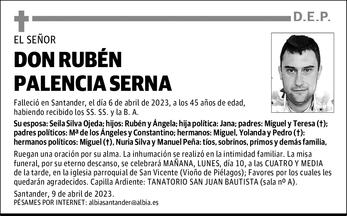 DON RUBÉN PALENCIA SERNA