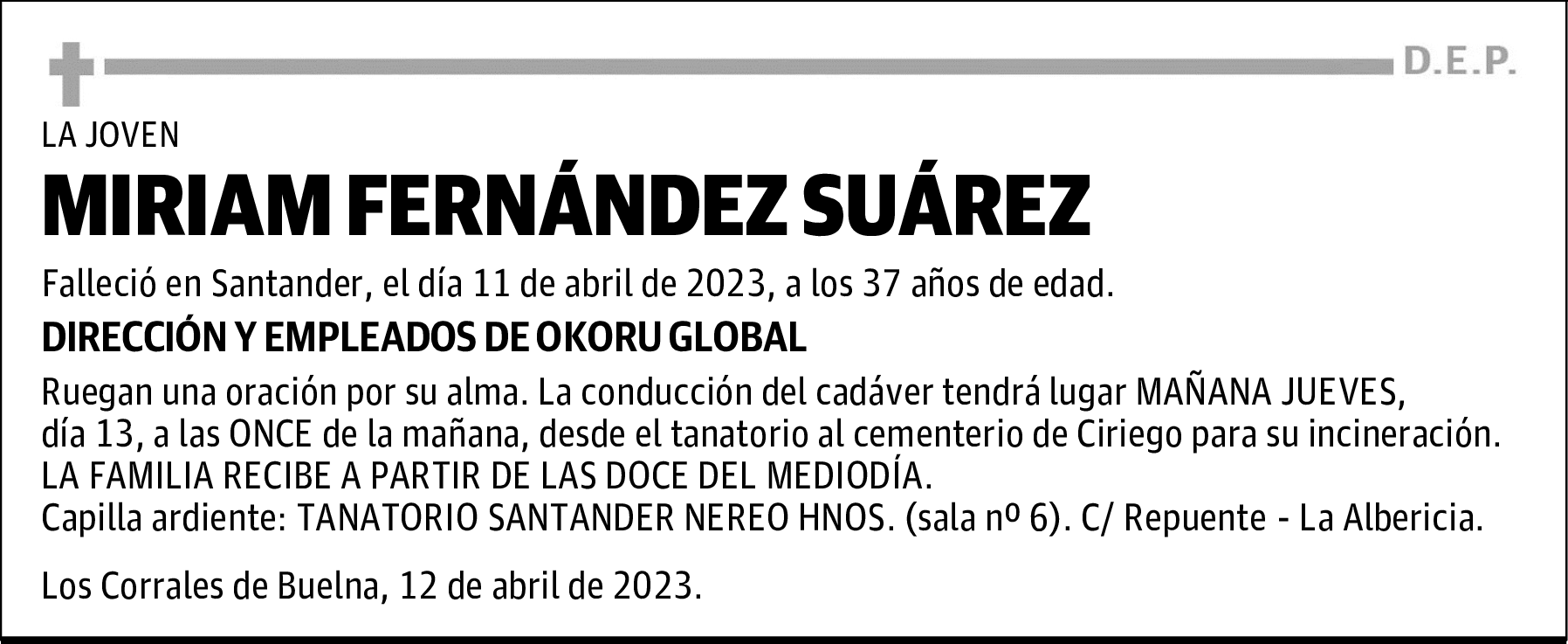 MIRIAM FERNÁNDEZ SUÁREZ