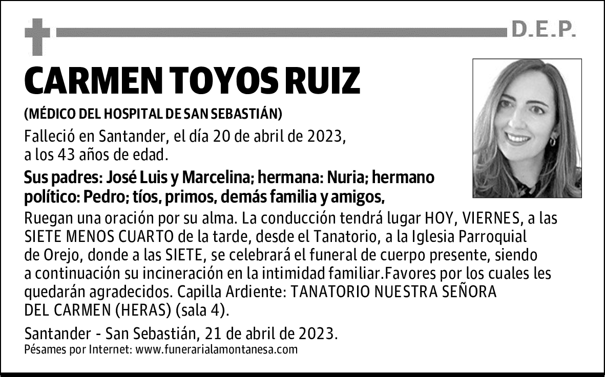 CARMEN TOYOS RUIZ