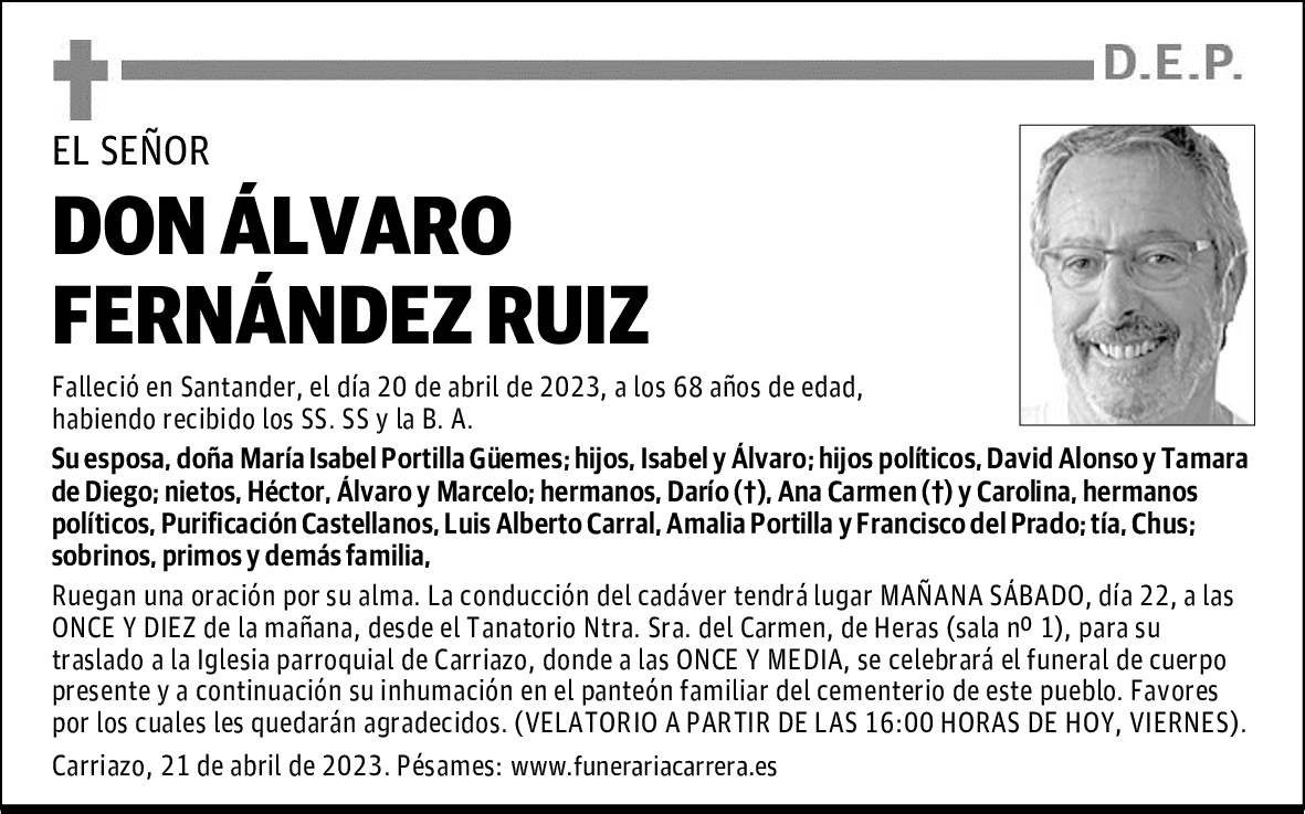 DON ÁLVARO FERNÁNDEZ RUIZ