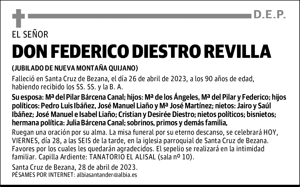 DON FEDERICO DIESTRO REVILLA