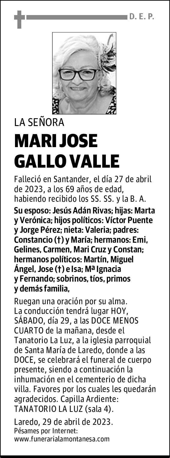 MARI JOSE GALLO VALLE