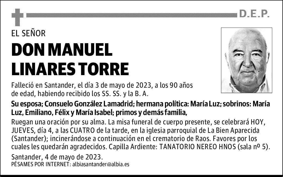 DON MANUEL LINARES TORRE
