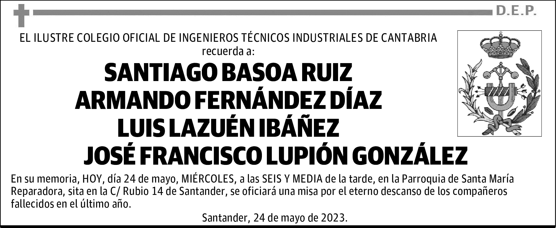 COLEGIO OFICIAL DE INGENIEROS TÉCNICOS INDUSTRIALES DE CANTABRIA