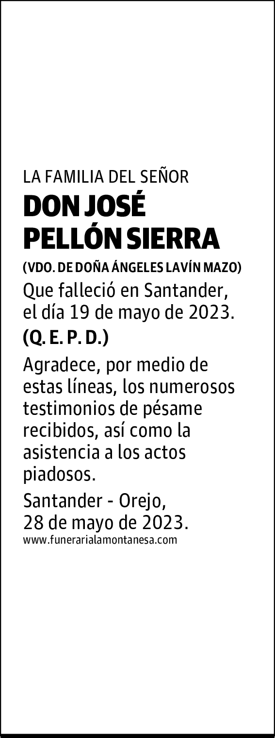 DON JOSÉ PELLÓN SIERRA