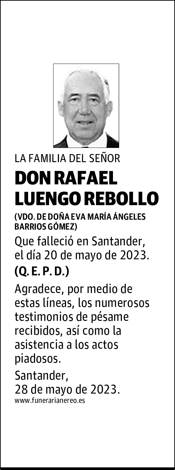 DON RAFAEL LUENGO REBOLLO