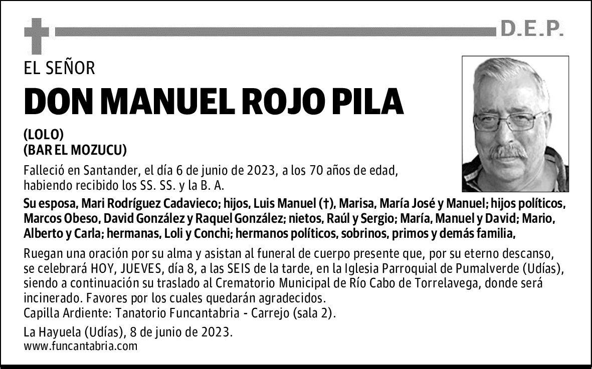 DON MANUEL ROJO PILA