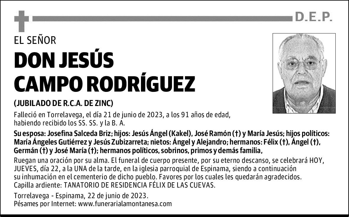 DON JESÚS CAMPO RODRÍGUEZ
