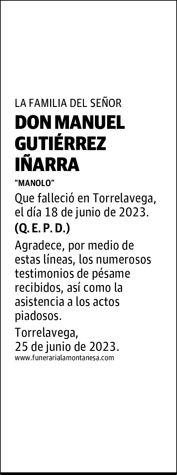 DON MANUEL GUTIÉRREZ IÑARRA
