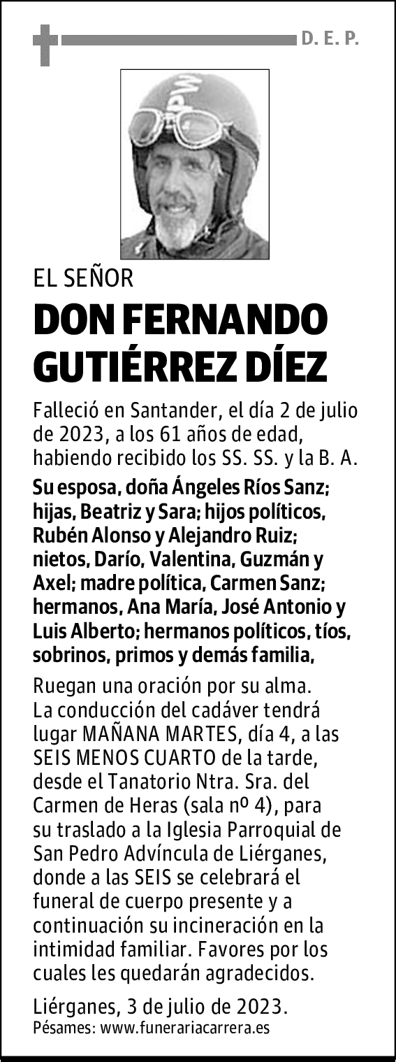 DON FERNANDO GUTIÉRREZ DÍEZ