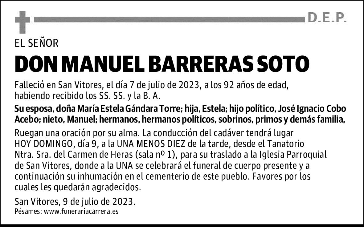 DON MANUEL BARRERAS SOTO