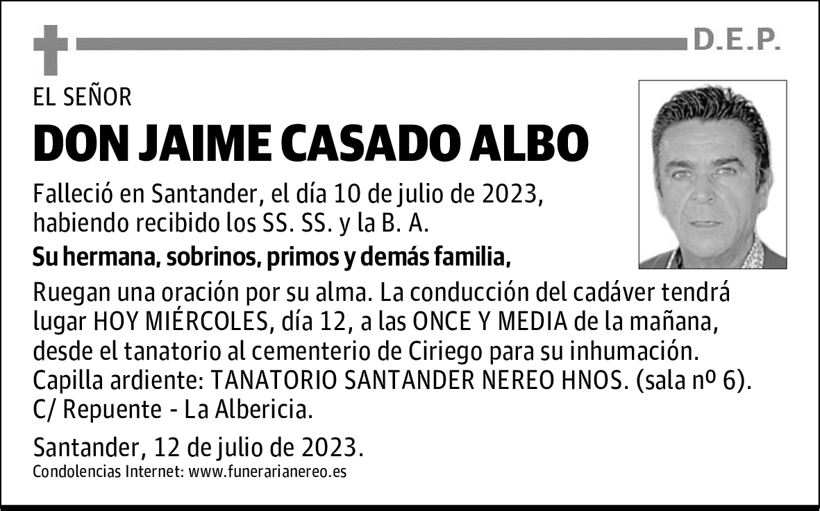 DON JAIME CASADO ALBO