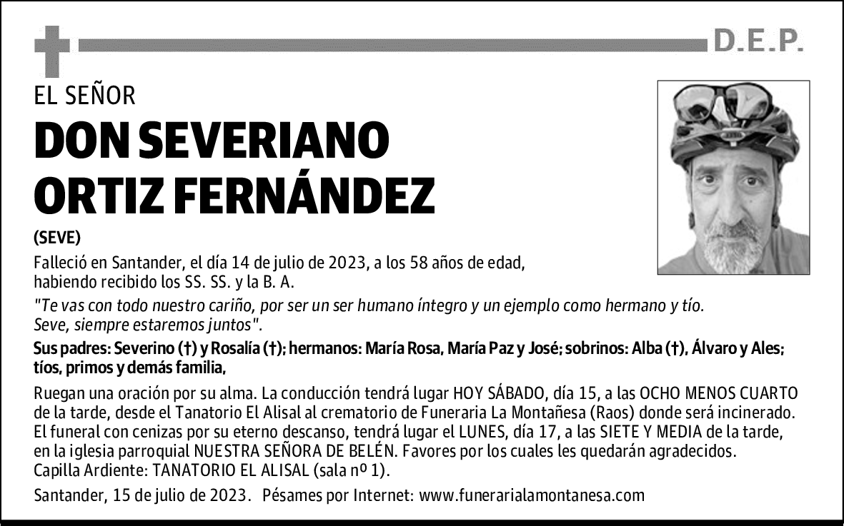 DON SEVERIANO ORTIZ FERNÁNDEZ