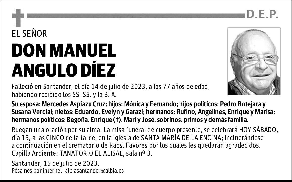 DON MANUEL ANGULO DÍEZ