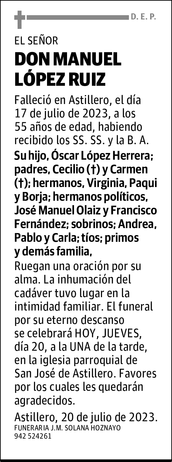 DON MANUEL LÓPEZ RUIZ