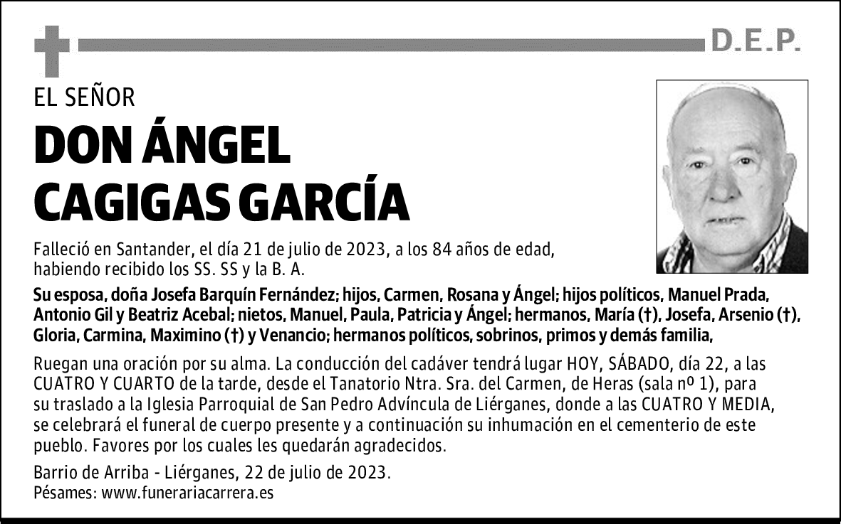 DON ÁNGEL CAGIGAS GARCÍA