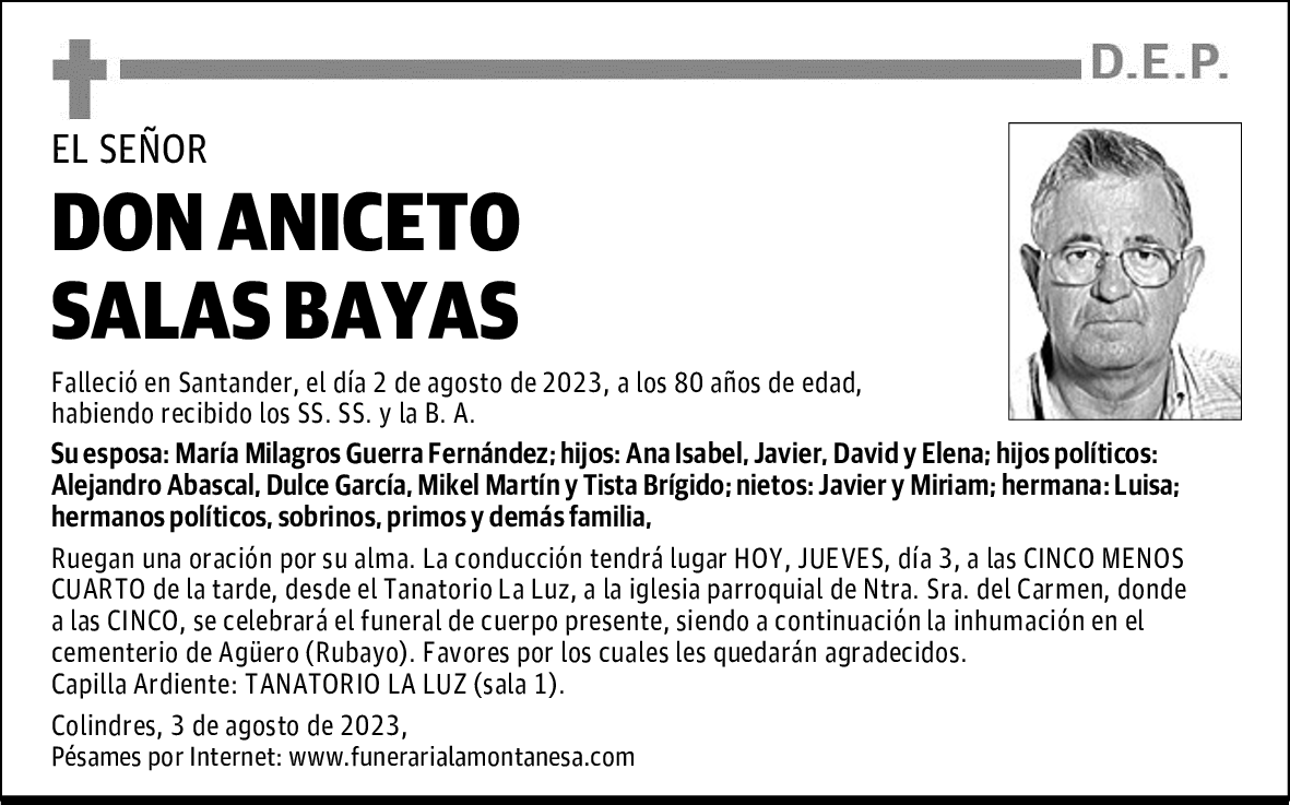 DON ANICETO SALAS BAYAS