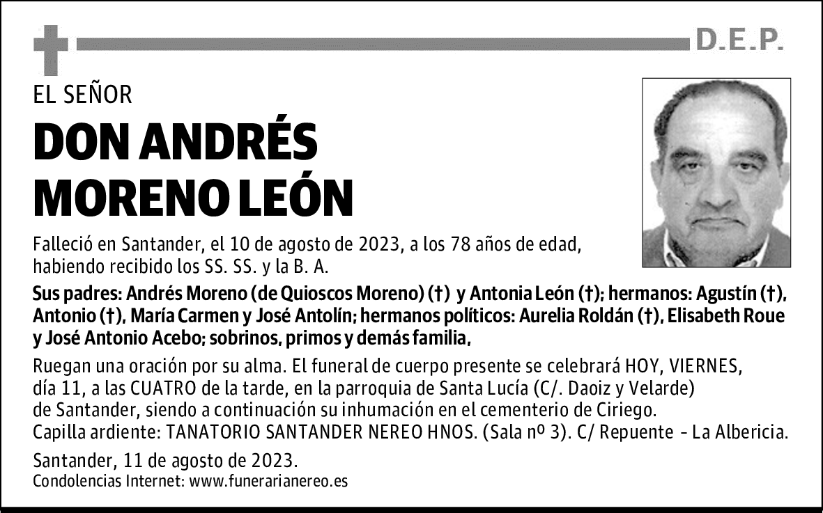 DON ANDRÉS MORENO LEÓN