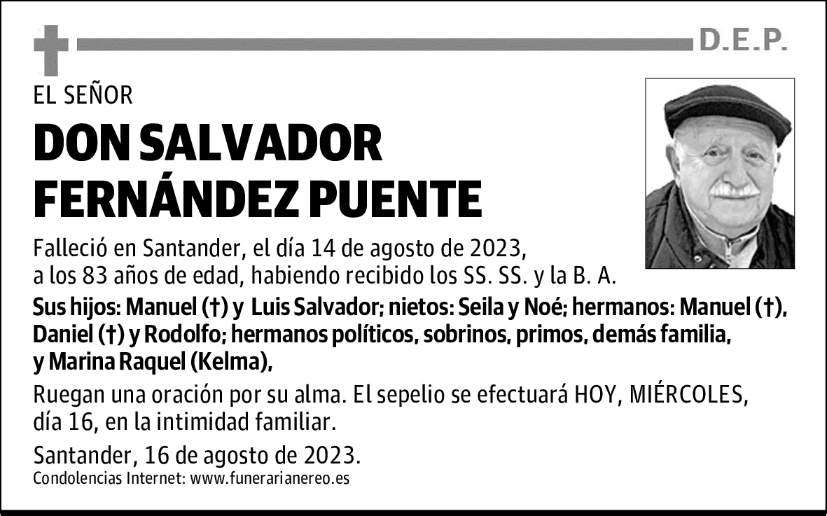 DON SALVADOR FERNÁNDEZ PUENTE