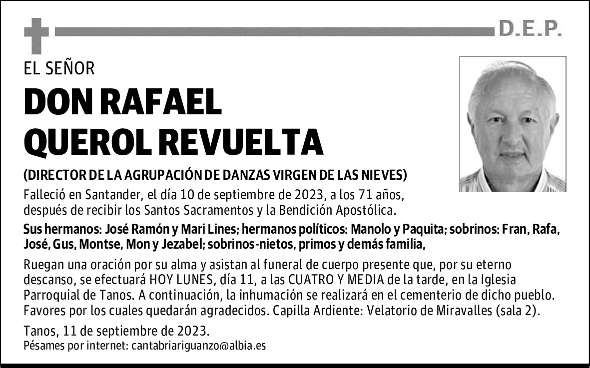 DON RAFAEL QUEROL REVUELTA