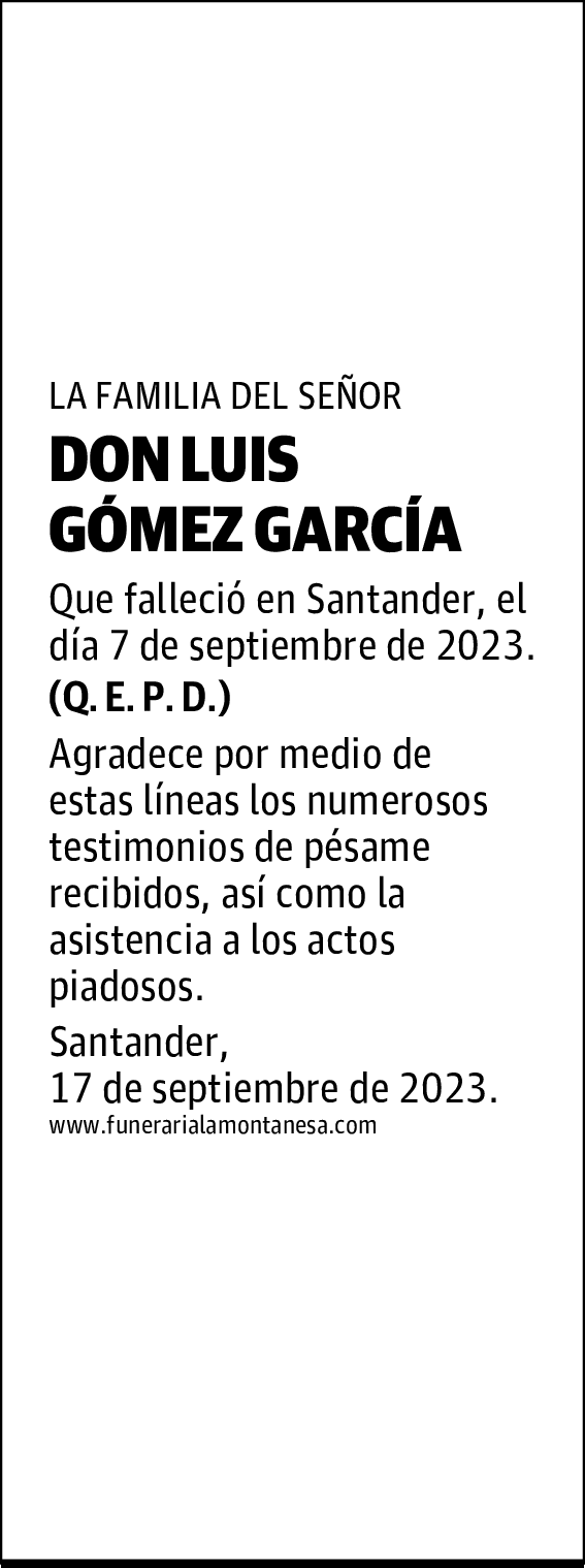 DON LUIS GÓMEZ GARCÍA