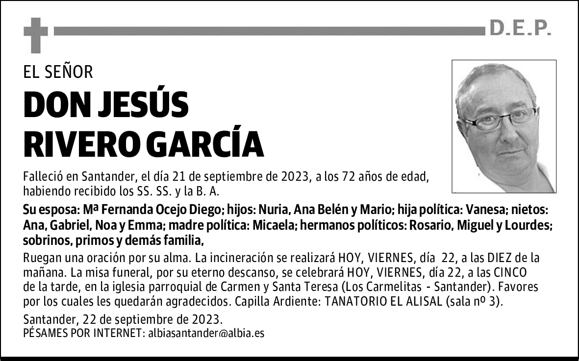 DON JESÚS RIVERO GARCÍA