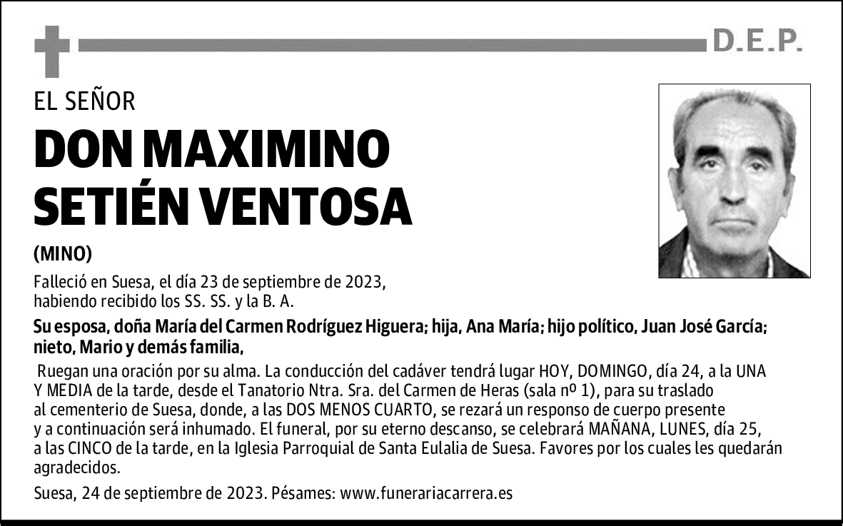 DON MAXIMINO SETIÉN VENTOSA