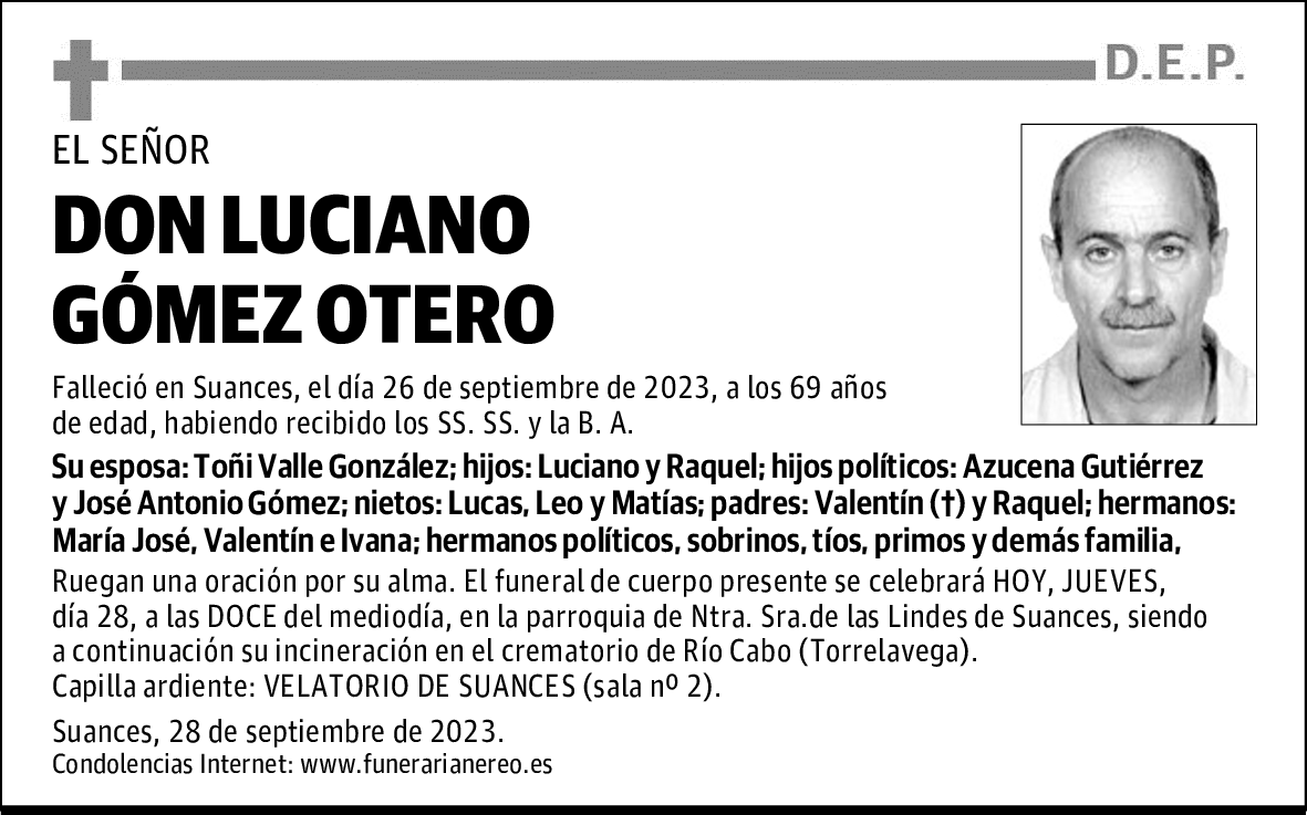 DON LUCIANO GÓMEZ OTERO