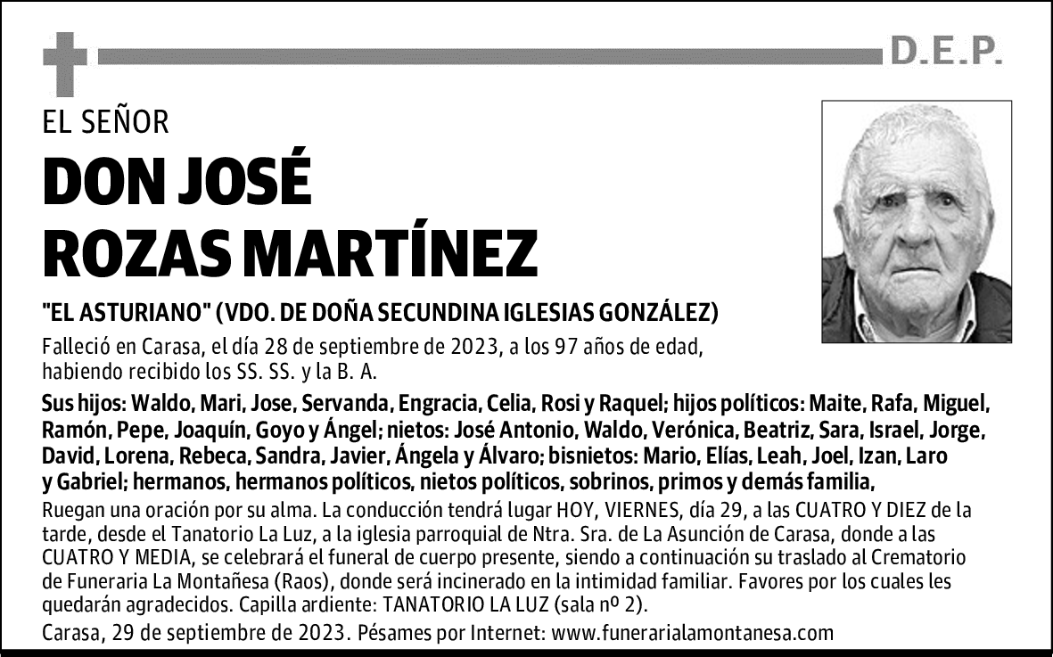 DON JOSÉ ROZAS MARTÍNEZ