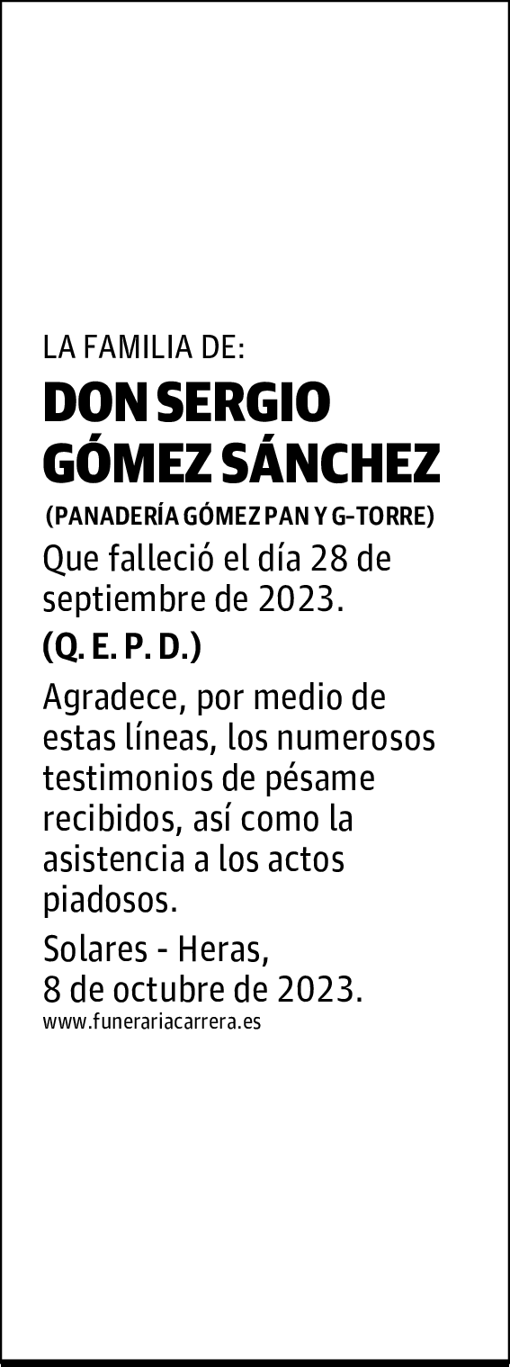 DON SERGIO GÓMEZ SÁNCHEZ