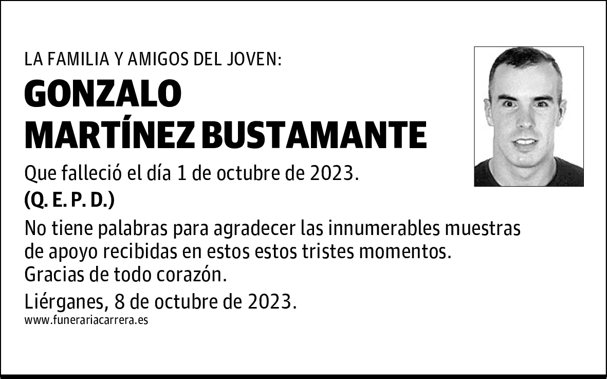 GONZALO MARTÍNEZ BUSTAMANTE