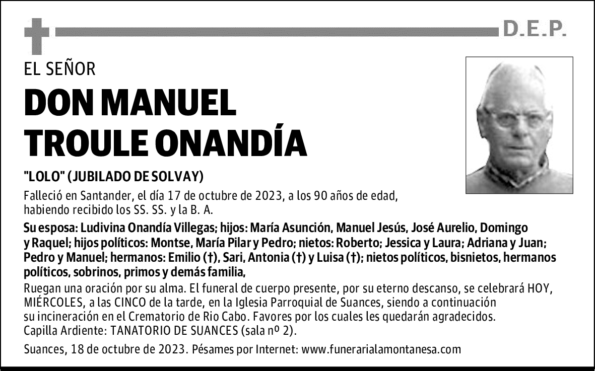 DON MANUEL TROULE ONANDÍA