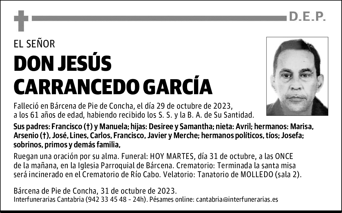 DON JESÚS CARRANCEDO GARCÍA